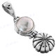 1 3/8" 925 Silver Biwa Pearl Pendant