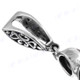 1 9/16" 925 Silver Onyx Freshwater Pearl Pendant