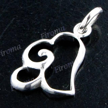1 1/16" 925 Silver Pendant