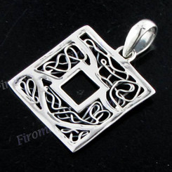 1 3/16" 925 Silver Pendant