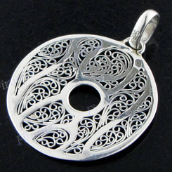 1 5/16" 925 Silver Pendant