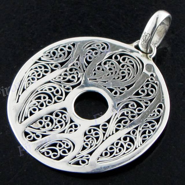 1 5/16" 925 Silver Pendant