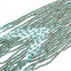Glass Seed Beads 19" Turquoise Necklace