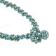 Glass Seed Beads 19" Turquoise Necklace