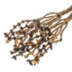 2mm Seed Beads Tiger Eye Carnelian 26" Lariat Necklace