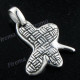 1 1/4" 925 Silver Pendant