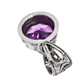 15/16" 925 Silver Amethyst Pendant