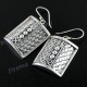 1 1/16" 925 Silver French Wires Earrings