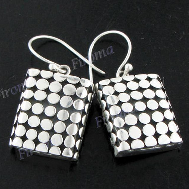 11/16" 925 Silver French Wires Earrings