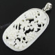2 9/16" 925 Silver Buffalo Bone Flower Pendant