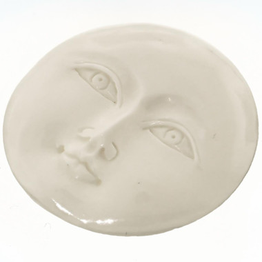 Cabochon Open Eyes Undrilled Moonface Bison 1 3/16"(30mm)
