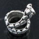 1 3/16" 925 Silver Snake Pendant