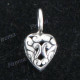1/2" 925 Silver Heart Pendant