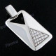 1 3/4" 925 Silver Pendant