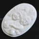 Cabochon Buffalo Bone Undrilled 2"(51mm) 10gr(50cts)