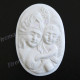 Cabochon Buffalo Bone Undrilled 2"(51mm) 10gr(50cts)