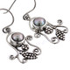 13/16" 925 Silver Freshwater Pearl French Wires Earrings