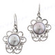 13/16" 925 Silver Freshwater Pearl French Wires Earrings