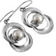 15/16" 925 Silver Freshwater Pearl French Wires Earrings
