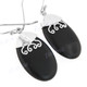 1" 925 Silver Onyx Oval French Wires Earrings