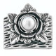 925 Silver White Biwa Pearl Face us 7 Ring