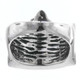 925 Silver White Biwa Pearl Face us 7 Ring