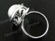 925 Silver White Mabe Pearl Face us 7 Ring