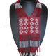 Seed Beads 25" Silver Red Necklace Bead