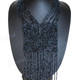 Seed Beads 25" Hematite Black Necklace Bead
