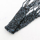 Seed Beads 25" Hematite Black Necklace Bead