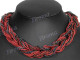 2mm Glass Seed Beads 22" Hematite Brown Necklace