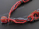 2mm Glass Seed Beads 22" Hematite Brown Necklace