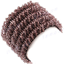 Seed Beads 7" Champagne Bracelet