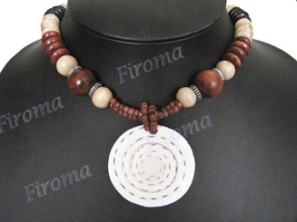 Cone Shell 18" Brown Necklace Pendant