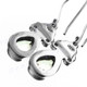 13/16" 925 Silver Green Amethyst Teardrop French Wires Earrings