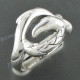 13/16" 925 Silver Face Art us 6 Ring