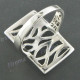 13/16" 925 Silver Face Art us 6 Ring