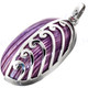1 3/4" 925 Silver Purple Turbo Shell Pendant