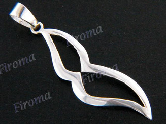 1 15/16" 925 Silver Pendant