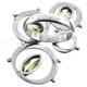 1 3/8" 925 Silver Peridot Face us 5.5 Ring