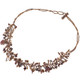 Glass Seed Beads Mineral Chips 21" Copper Necklace