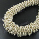 Seed Beads 31" Beige Khaki Necklace