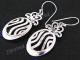 1 1/4" 925 Silver French Wires Earrings