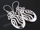 1 1/4" 925 Silver French Wires Earrings