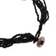 Genuine Cone Shell Seed Beads 18" Black Necklace Pendant