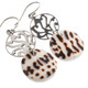 Sale! 1 5/16" Cone Shell 925 Sterling Silver Drop Earrings