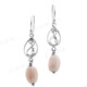 1 3/16" 925 Silver Cone Shell French Wires Earrings