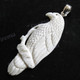 3 1/16" 925 Silver Buffalo Bone Eagle Pendant