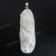 3 3/8" 925 Silver Buffalo Bone Pair Equestrian Horse Pendant