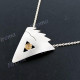 925 Silver Silver And Gold Lobster 15 3/4" Chain Necklace Pendant